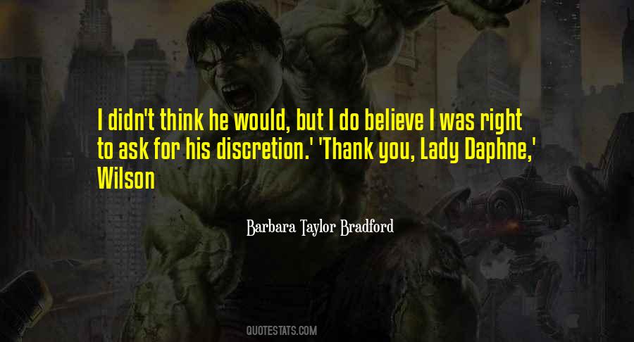 Barbara Taylor Bradford Quotes #449792