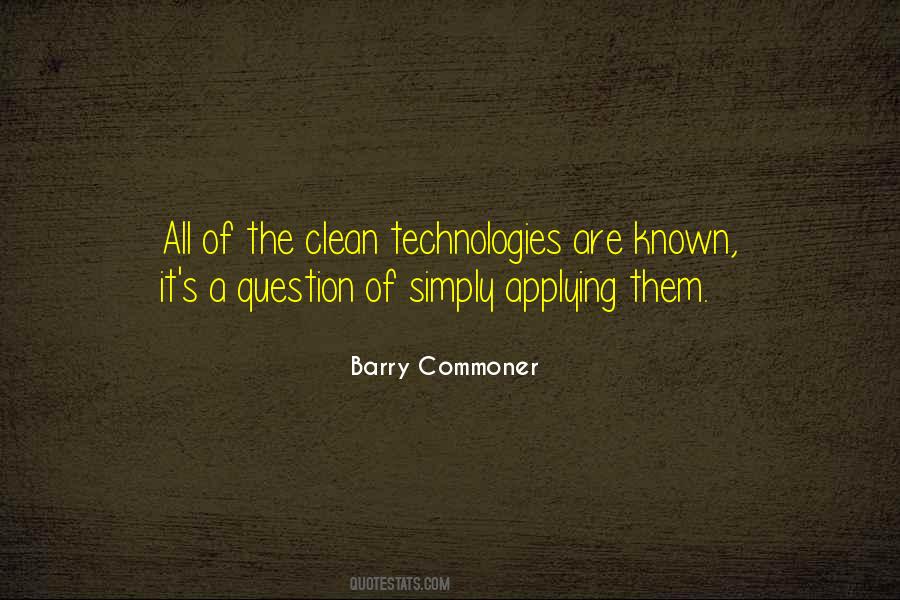 Barry Commoner Quotes #529072