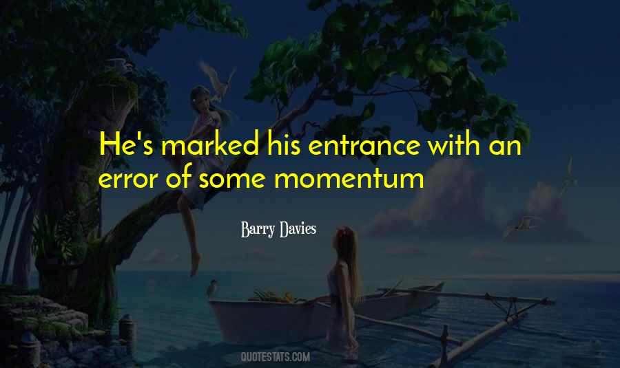Barry Davies Quotes #417071