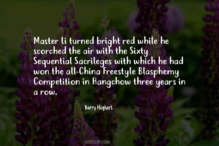 Barry Hughart Quotes #6084