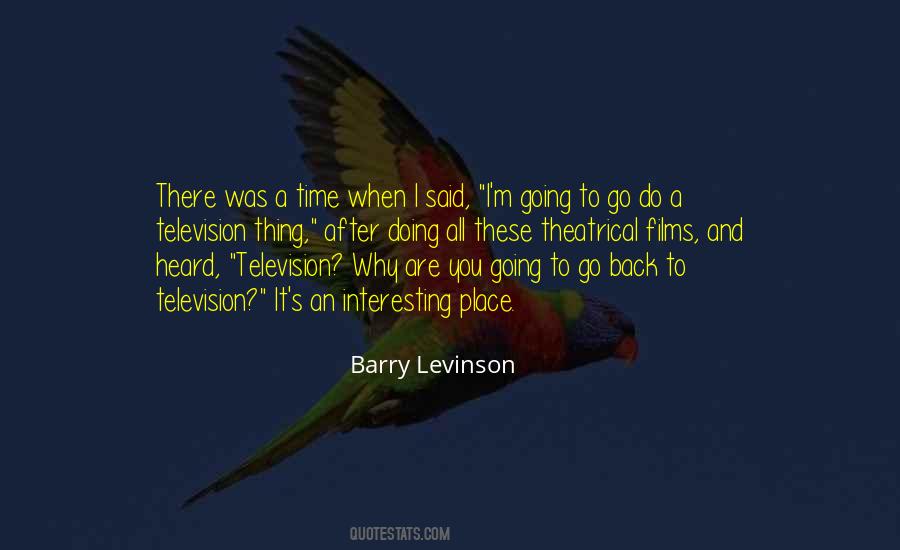Barry Levinson Quotes #39156