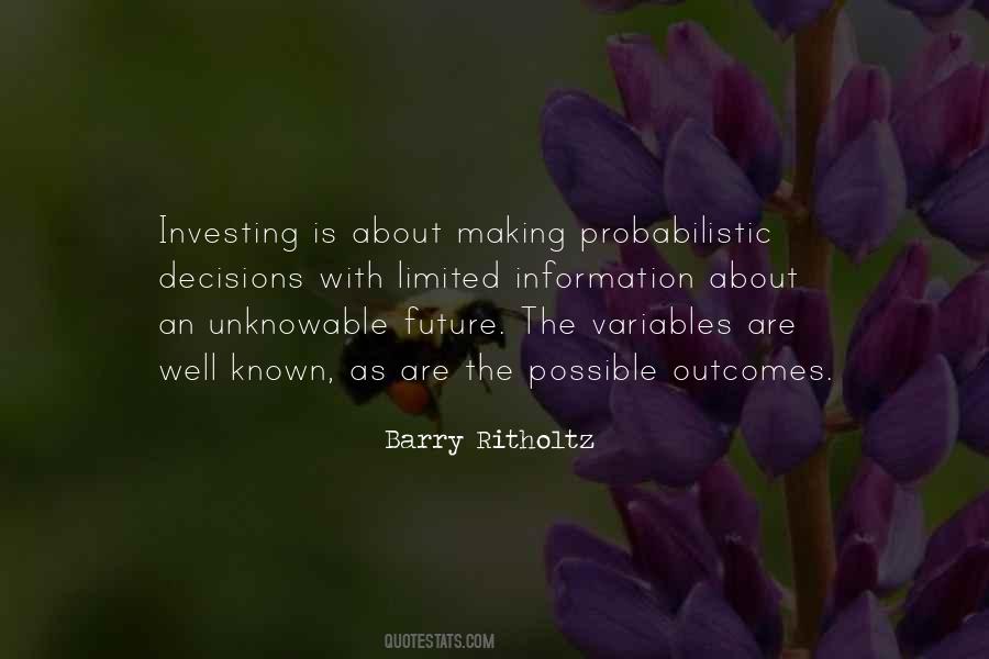 Barry Ritholtz Quotes #1182112