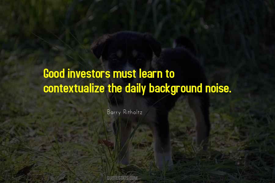 Barry Ritholtz Quotes #773667
