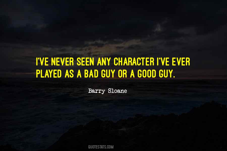 Barry Sloane Quotes #1237275