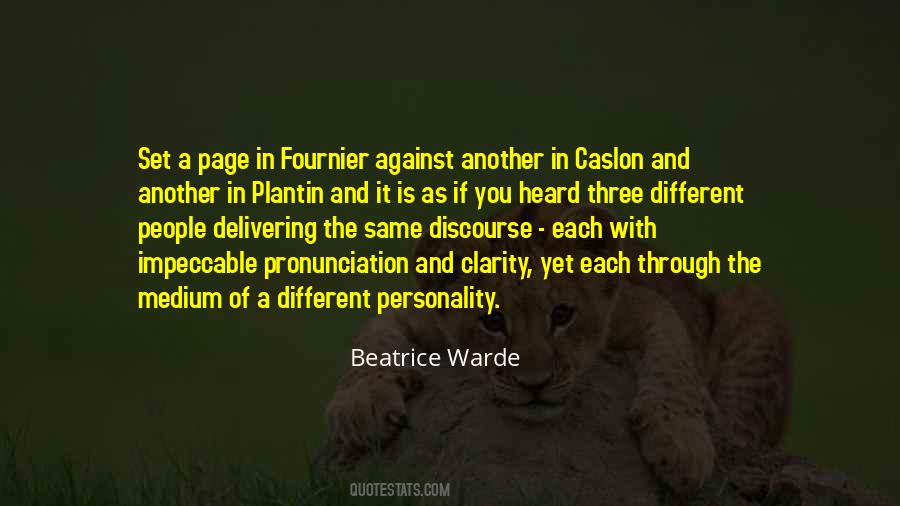 Beatrice Warde Quotes #1559059