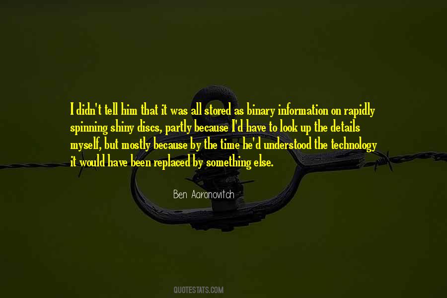 Ben Aaronovitch Quotes #471958