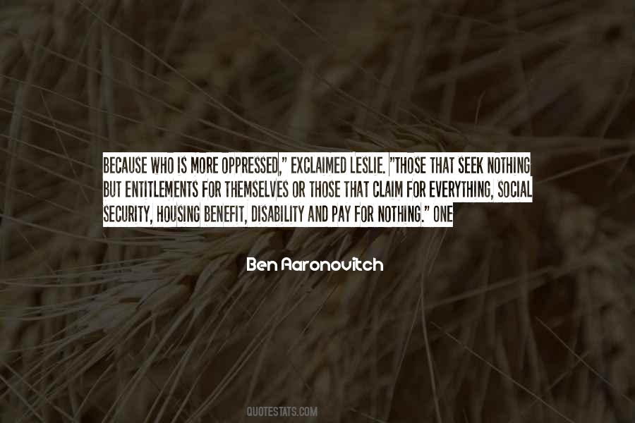 Ben Aaronovitch Quotes #785273