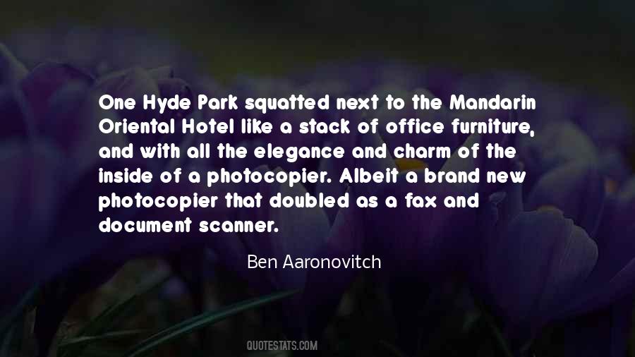 Ben Aaronovitch Quotes #968461