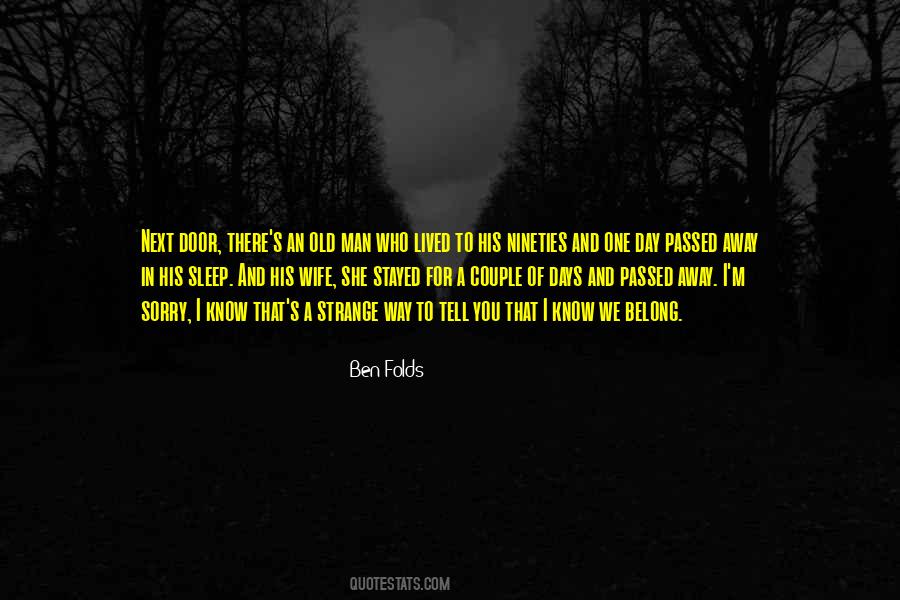 Ben Folds Quotes #909864