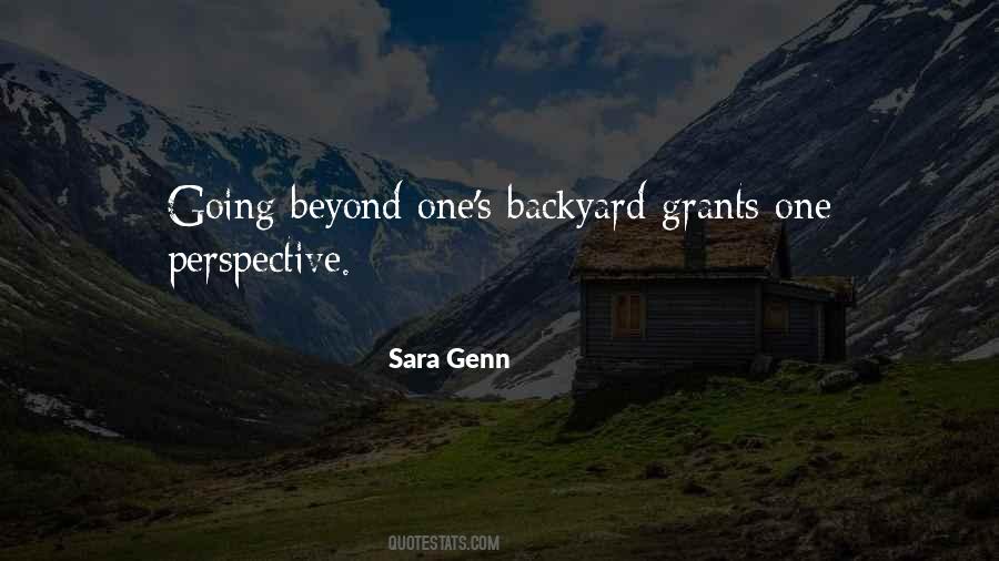 Quotes About Backyards #78575