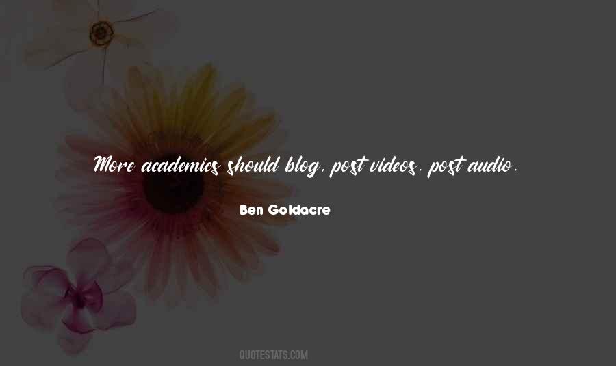 Ben Goldacre Quotes #907649