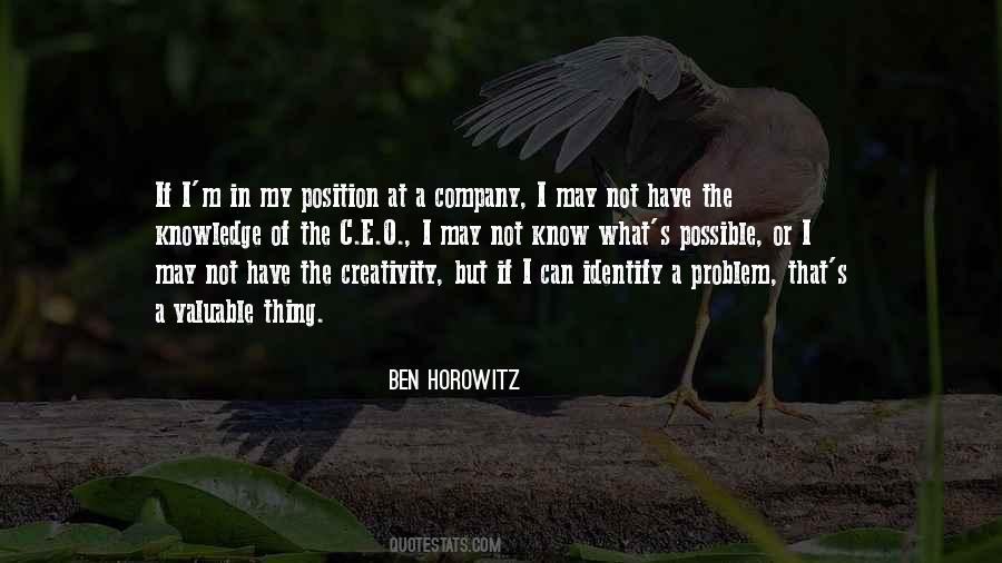 Ben Horowitz Quotes #967042