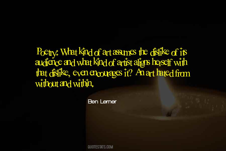 Ben Lerner Quotes #1467995