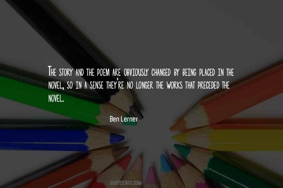 Ben Lerner Quotes #901074