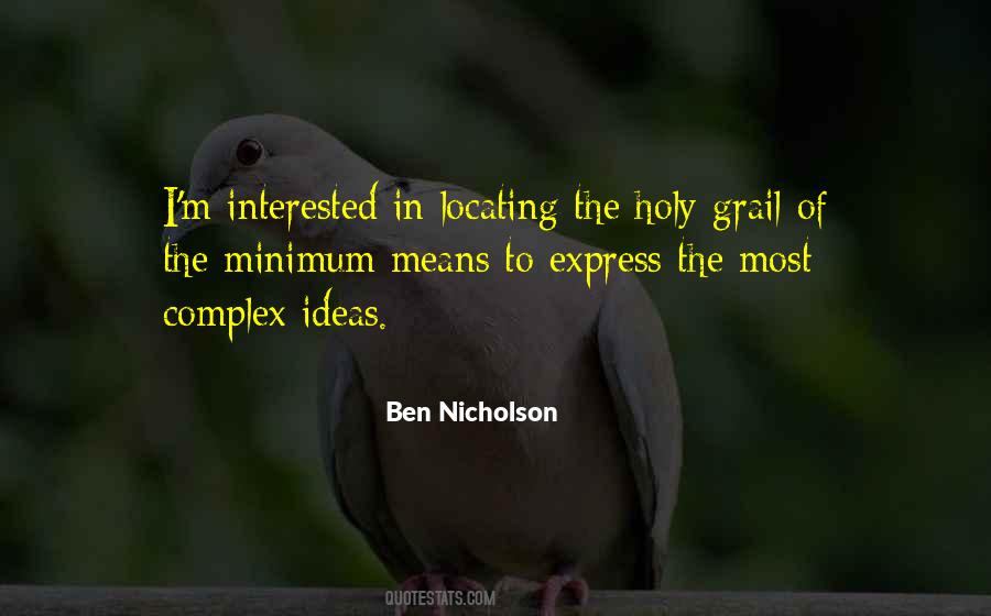Ben Nicholson Quotes #1270087