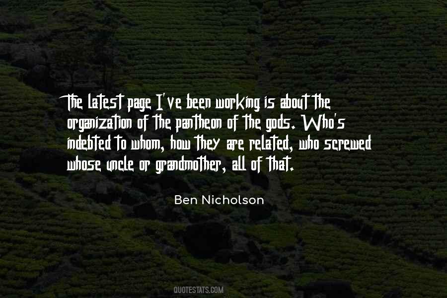 Ben Nicholson Quotes #1733978