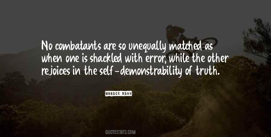 Quotes About Unequally #632864