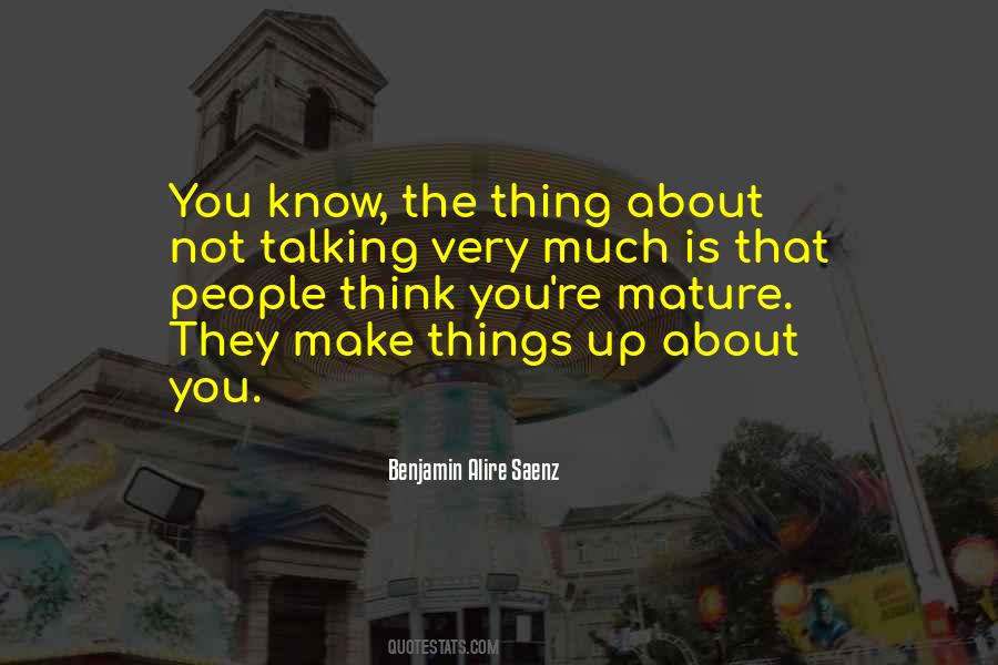 Benjamin Alire Saenz Quotes #46569