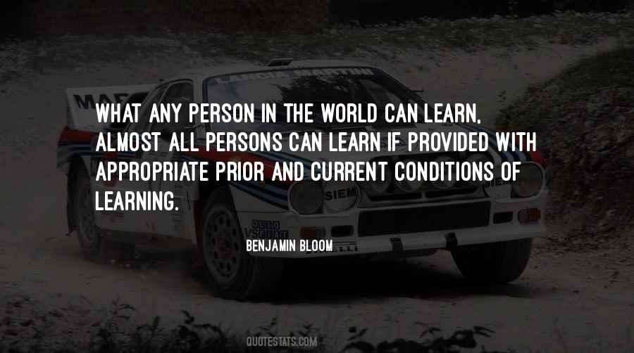 Benjamin Bloom Quotes #1082760