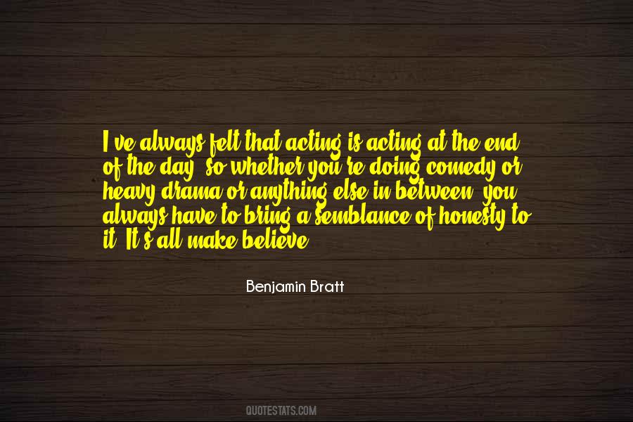 Benjamin Bratt Quotes #1166905