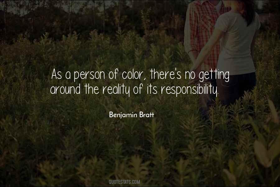 Benjamin Bratt Quotes #1256068