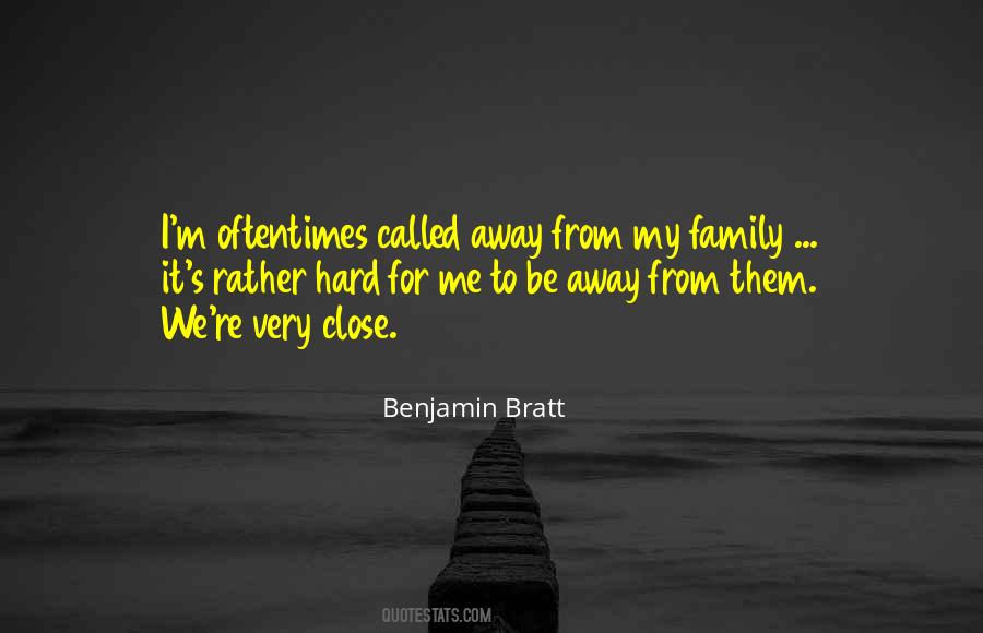 Benjamin Bratt Quotes #1755801