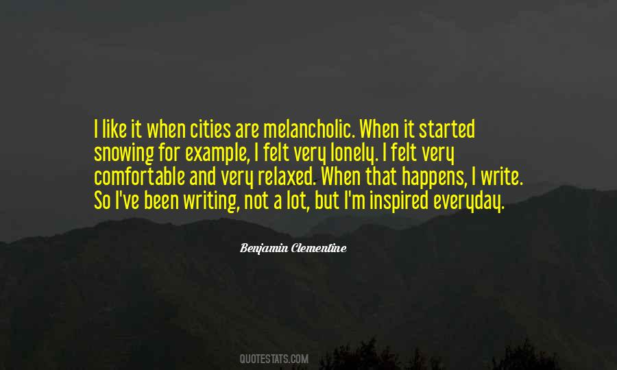 Benjamin Clementine Quotes #1170874