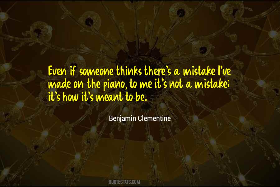 Benjamin Clementine Quotes #275892