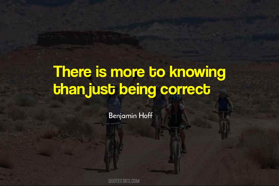 Benjamin Hoff Quotes #1250494