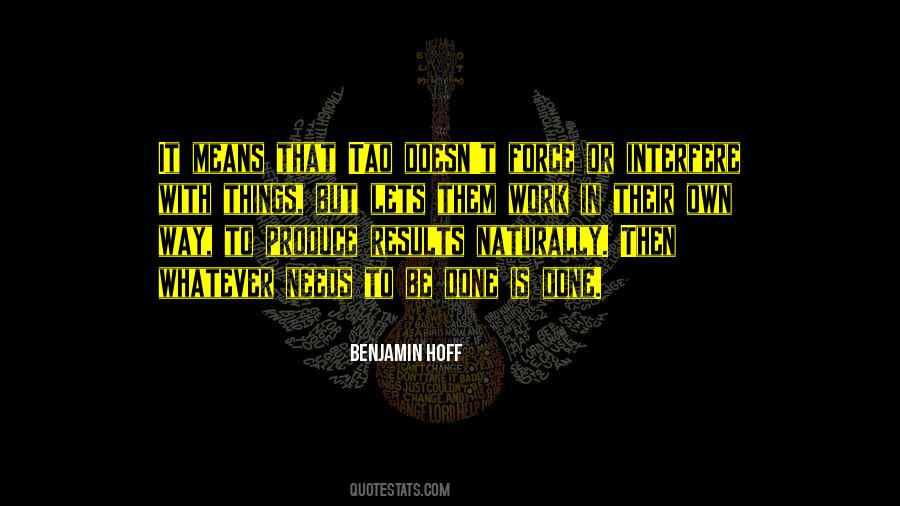 Benjamin Hoff Quotes #137298