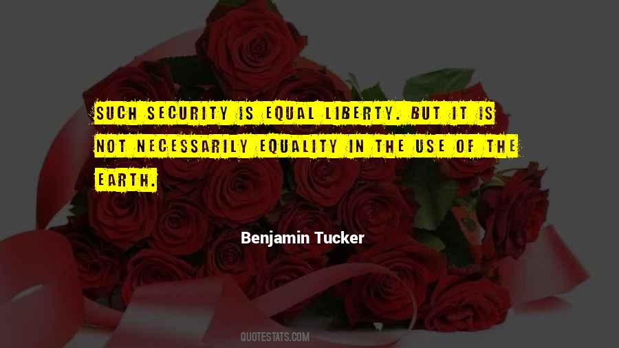 Benjamin Tucker Quotes #237209