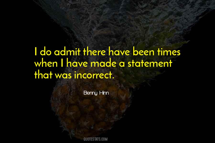 Benny Hinn Quotes #1044882