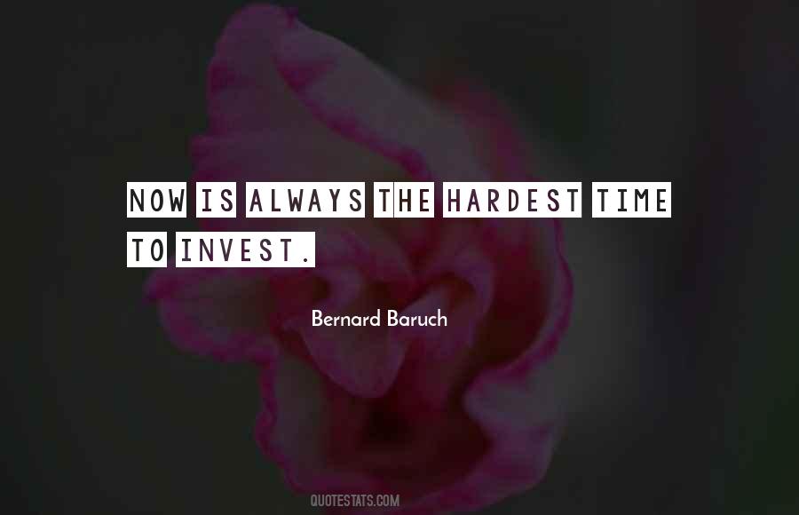 Bernard Baruch Quotes #132463