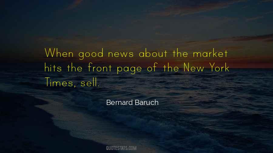 Bernard Baruch Quotes #678484