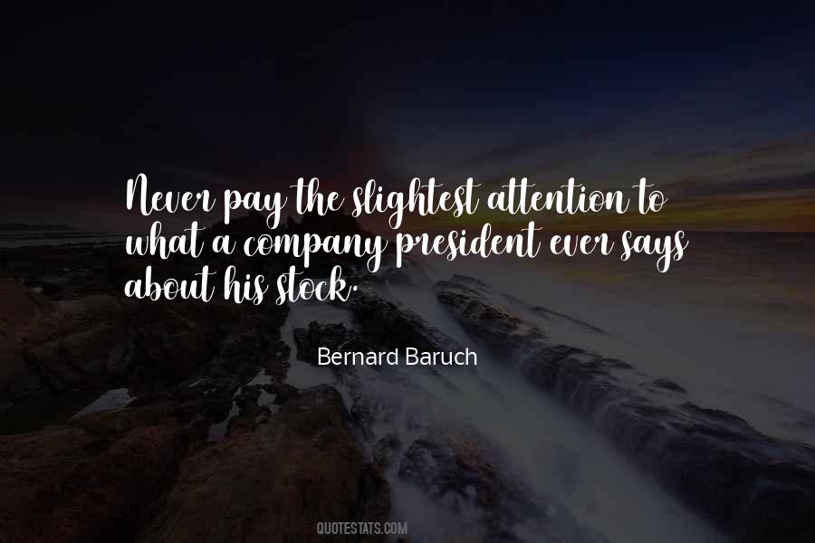 Bernard Baruch Quotes #73451