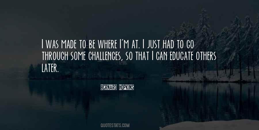Bernard Hopkins Quotes #1517947