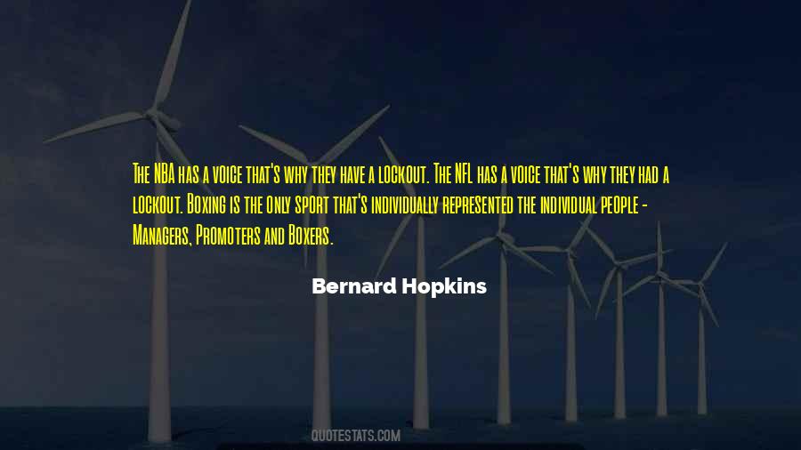 Bernard Hopkins Quotes #633698