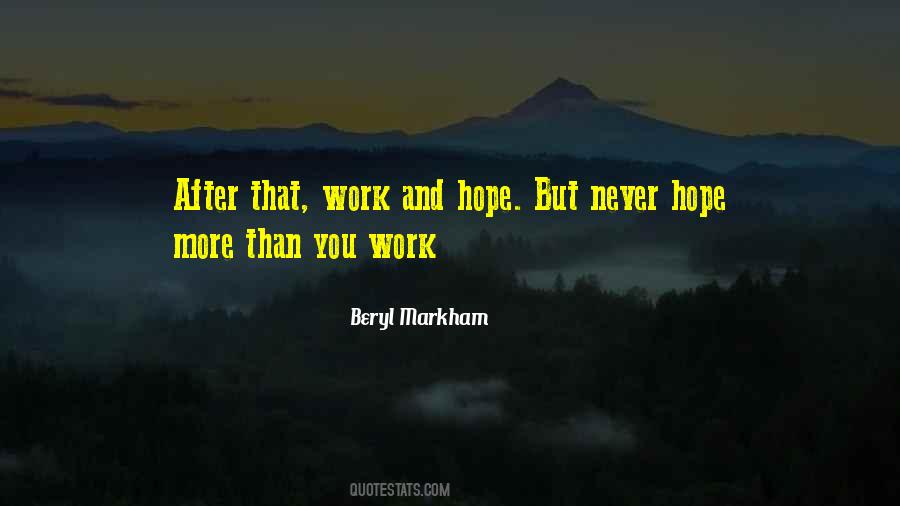 Beryl Markham Quotes #1026200