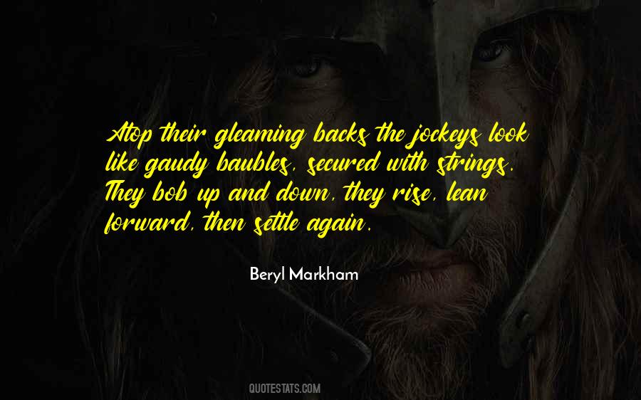 Beryl Markham Quotes #1176392