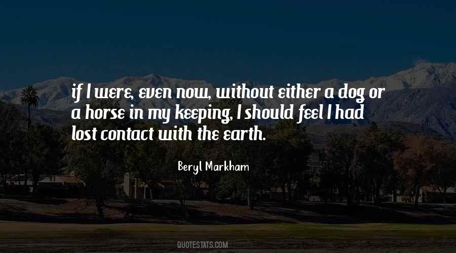 Beryl Markham Quotes #1570697