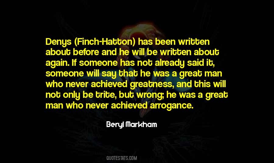 Beryl Markham Quotes #1798636