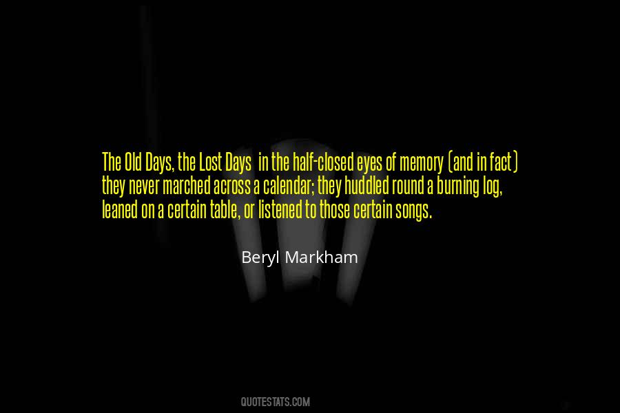 Beryl Markham Quotes #663214