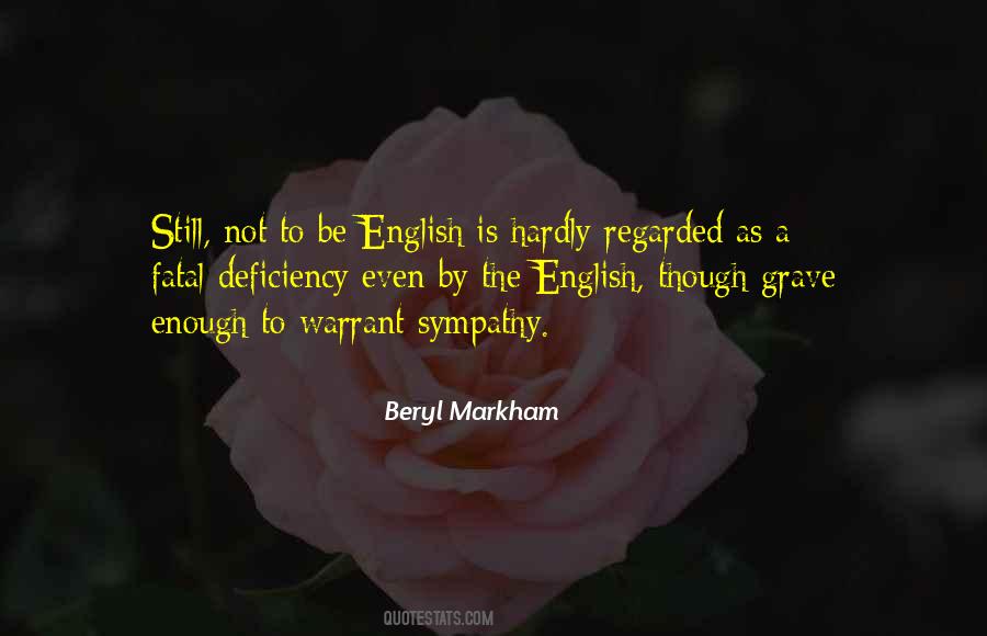 Beryl Markham Quotes #989392