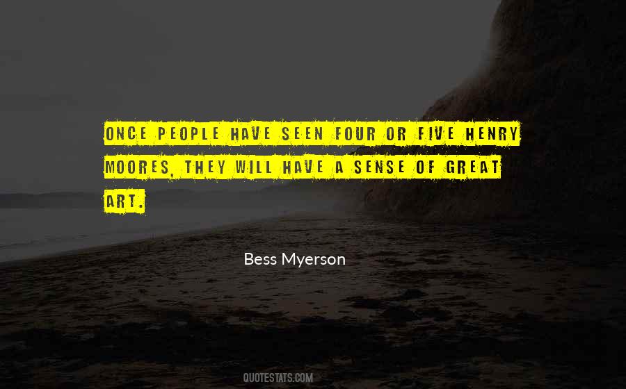 Bess Myerson Quotes #1834988