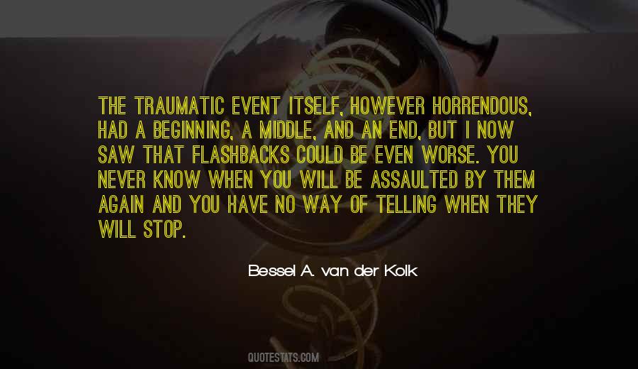 Bessel Van Der Kolk Quotes #1023610