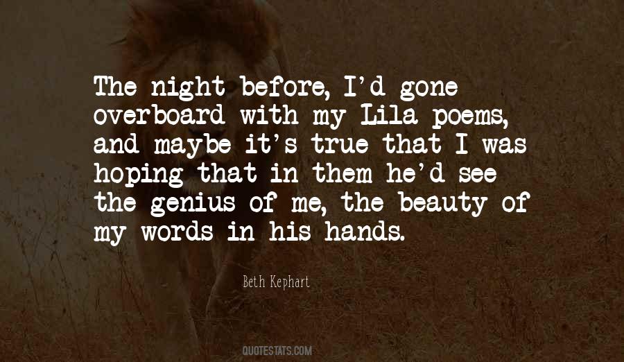 Beth Kephart Quotes #194507