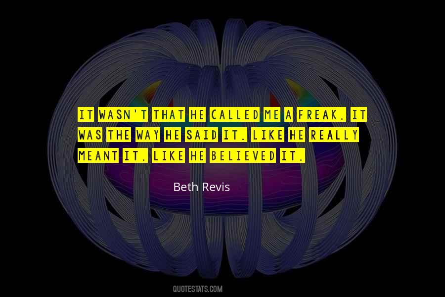 Beth Revis Quotes #914644