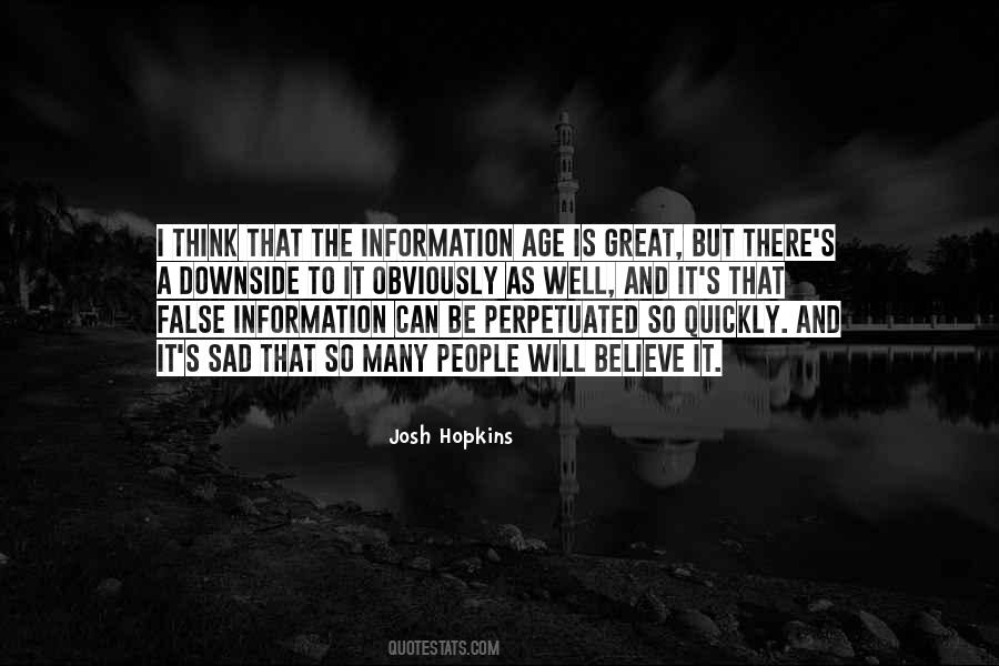 Quotes About False Information #407404