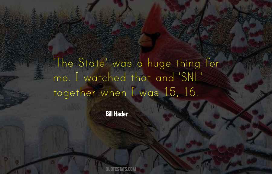 Bill Hader Quotes #93484