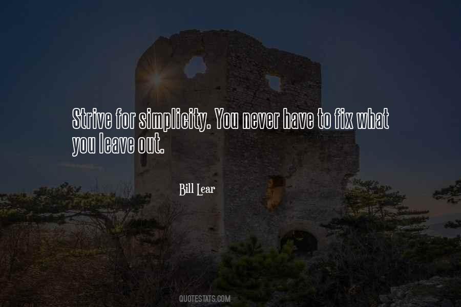 Bill Lear Quotes #1723355